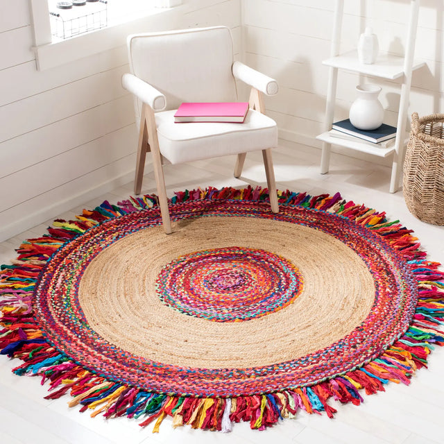 Safavieh Cape Cod 5'-0" x 5'-0" Rug in Multi / Natural