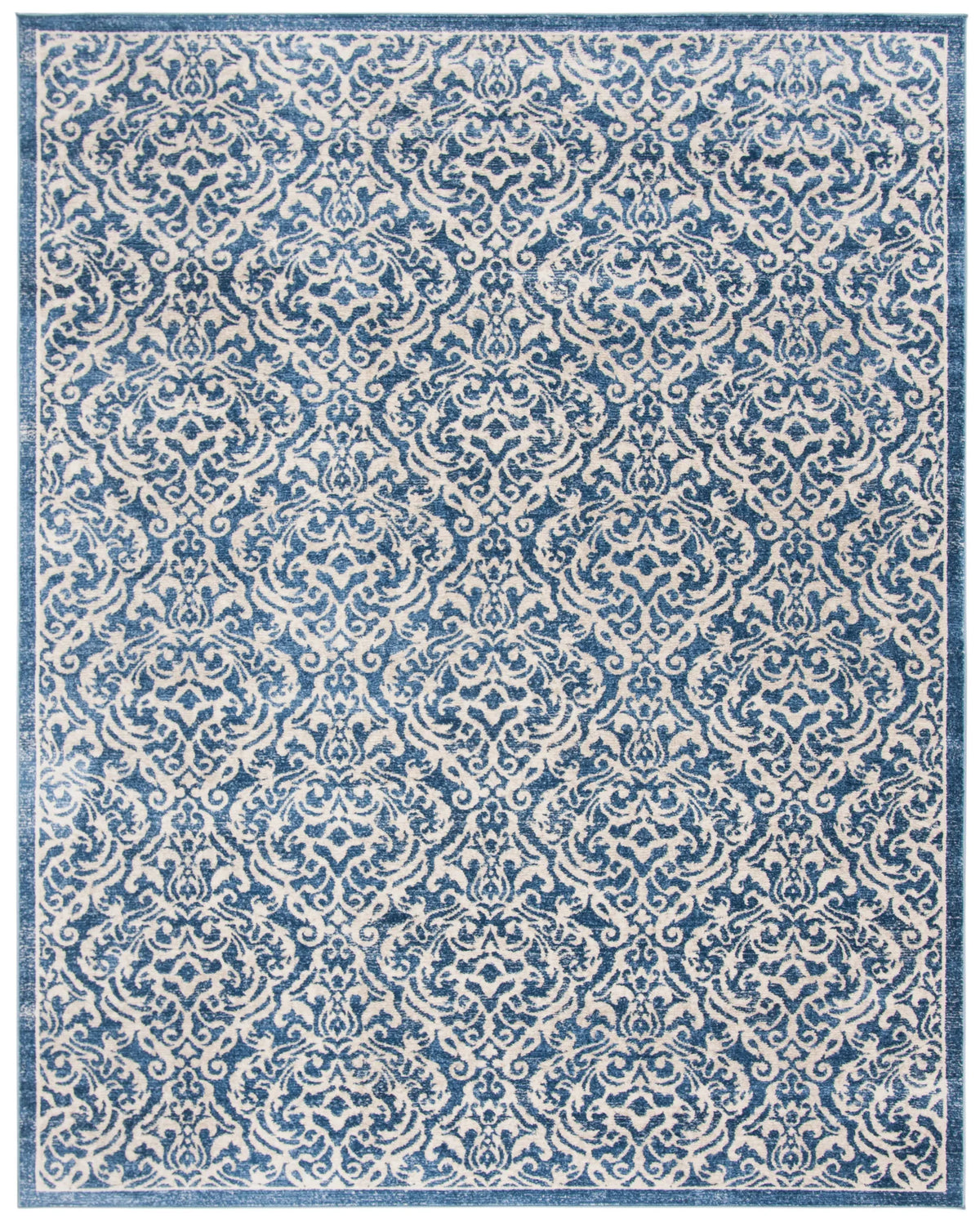 Safavieh Brentwood 10'-0" x 13'-0" Rug in Navy / Creme