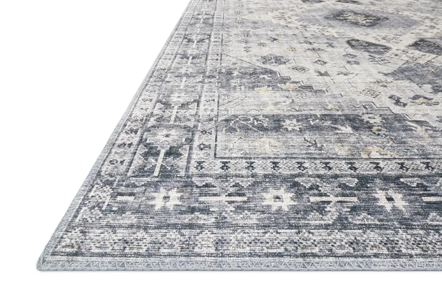 Loloi Skye Sky-02 Silver/Grey Rugs - rug corner