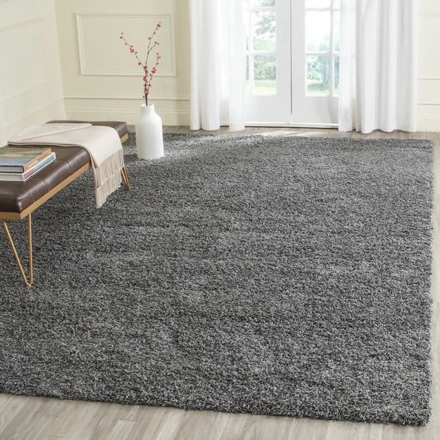 Safavieh Sgl-Laguna Shag 10'-0" x 14'-0" Rug in Dark Grey
