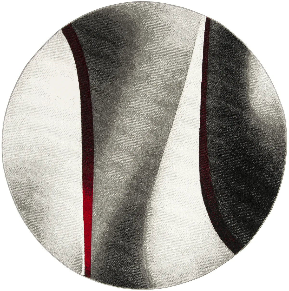 Safavieh Hollywood 5'-3" x 5'-3" Rug in Grey / Red