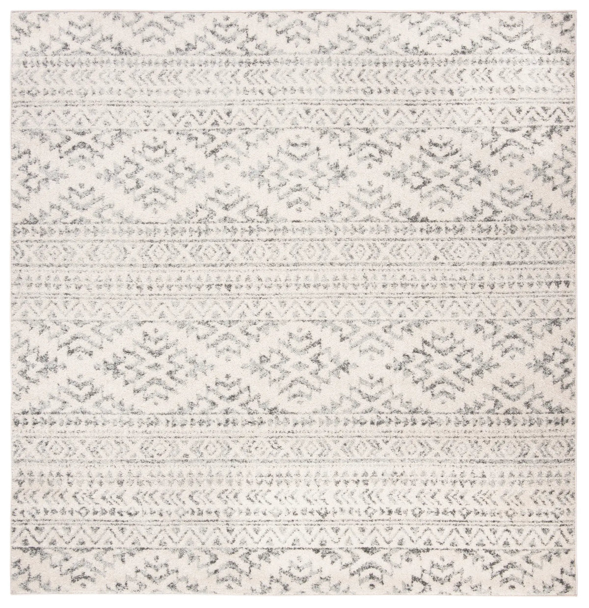 Safavieh Tulum 6'-7" x 6'-7" Rug in Ivory / Grey