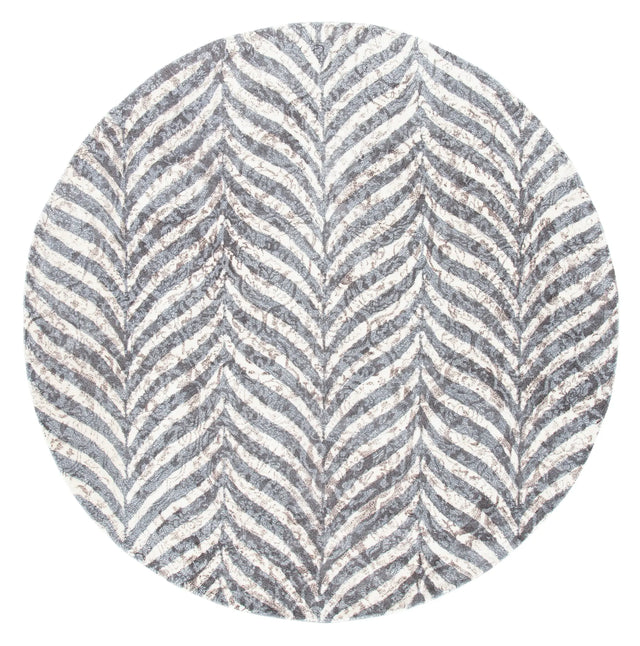 Safavieh Restoration Vintage 6'-0" x 6'-0" Rug in Grey / Ivory
