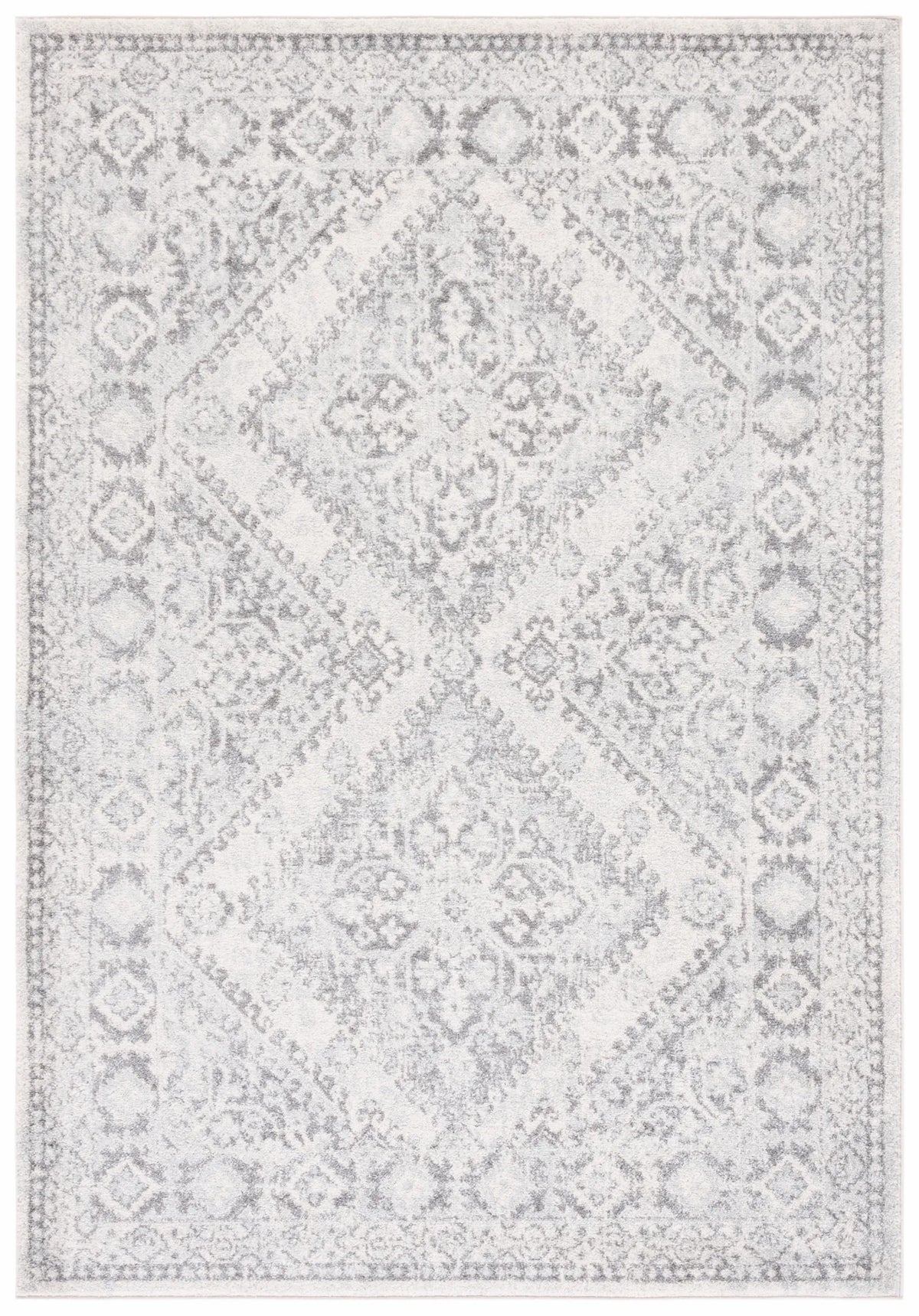 Safavieh Tulum 4'-0" x 6'-0" Rug in Ivory / Grey