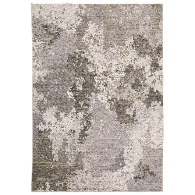 Oriental Weavers Sphinx Nebulous 5091E Grey/ Ivory Rugs - main flat