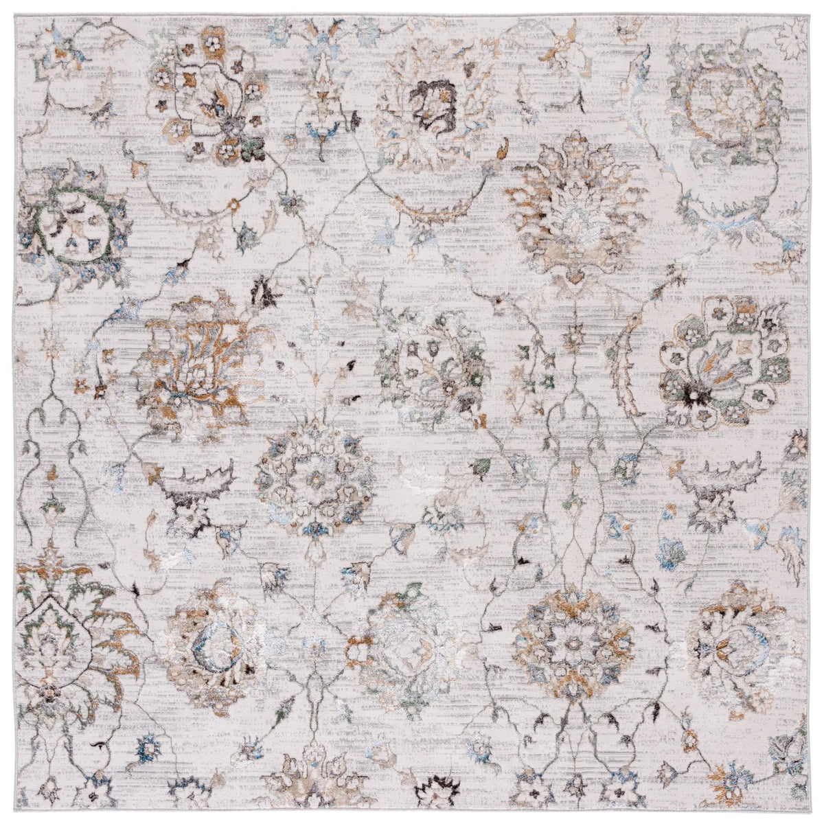 Safavieh Bel Air 6'-7" x 6'-7" Rug in Beige / Grey