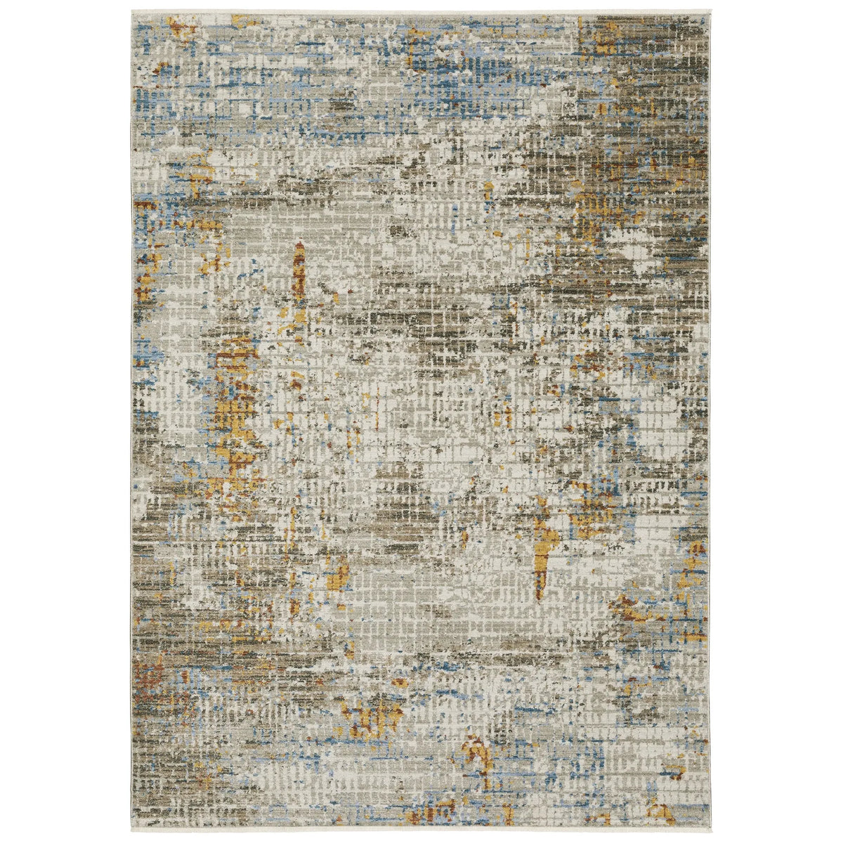 Oriental Weavers Bauer 005E2 Beige/ Multi Rug - main flat