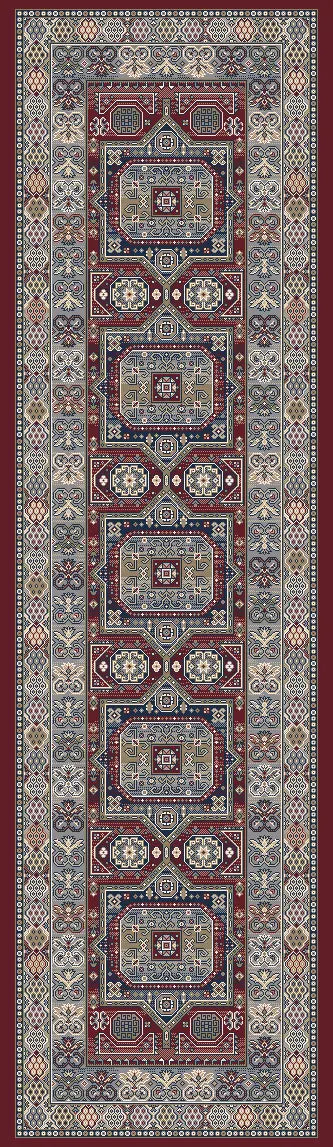 Dynamic Rugs Ancient Garden 57147 Red Rugs - Runner