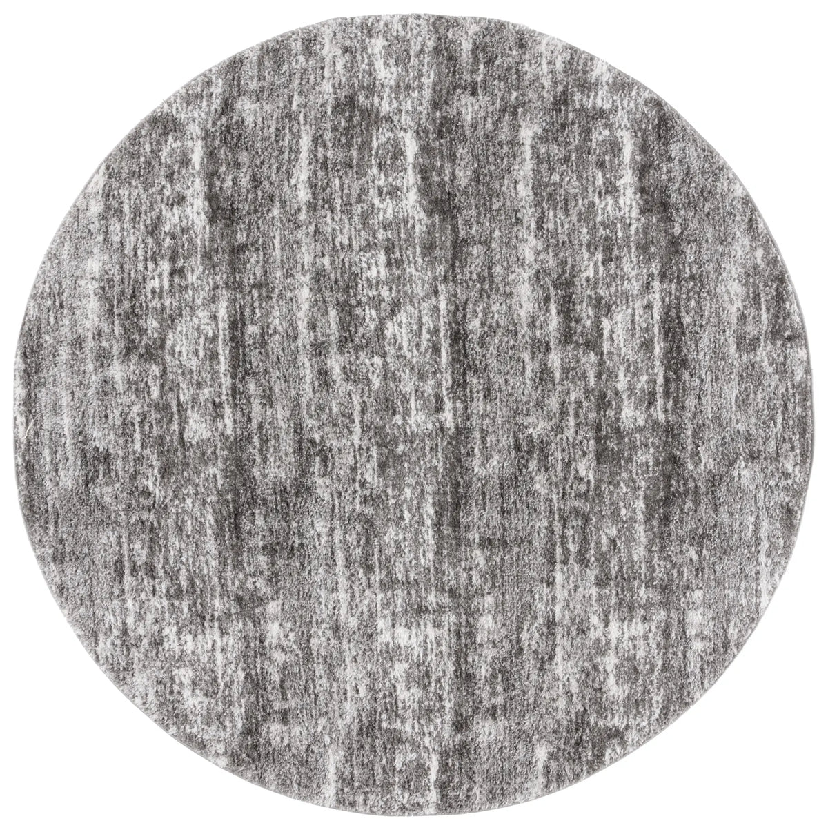Safavieh Penelope Shag 6'-7" x 6'-7" Rug in Grey / Ivory