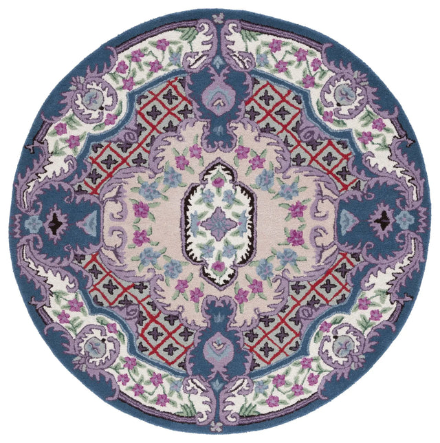 Safavieh Bellagio 5'-0" x 5'-0" Rug in Pink / Ivory