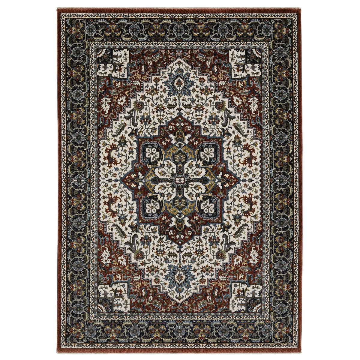Oriental Weavers Sphinx Vivian VI06A Multi Rugs - main flat