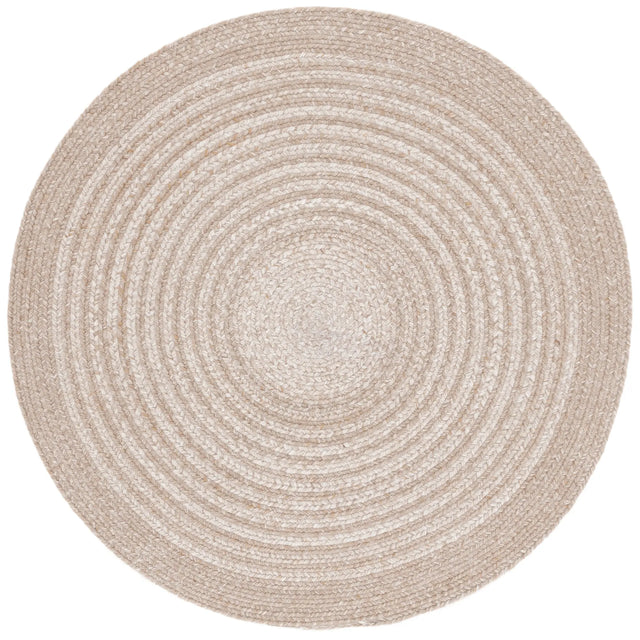 Safavieh Braided 3'-0" x 3'-0" Rug in Beige