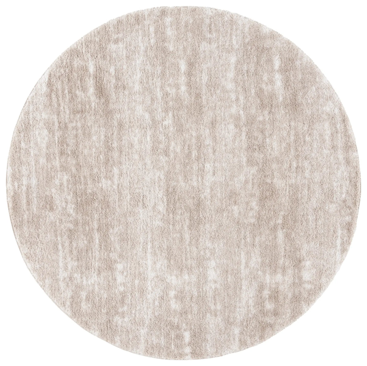 Safavieh Penelope Shag 6'-7" x 6'-7" Rug in Beige / Ivory