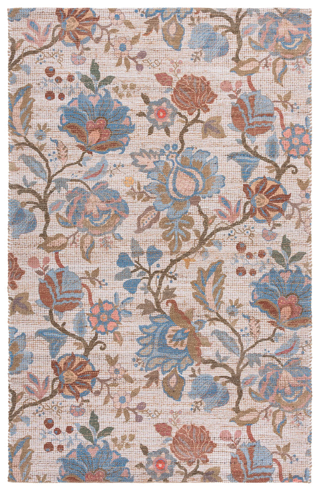 Safavieh Saffron 4'-0" x 6'-0" Rug in Blue / Ivory