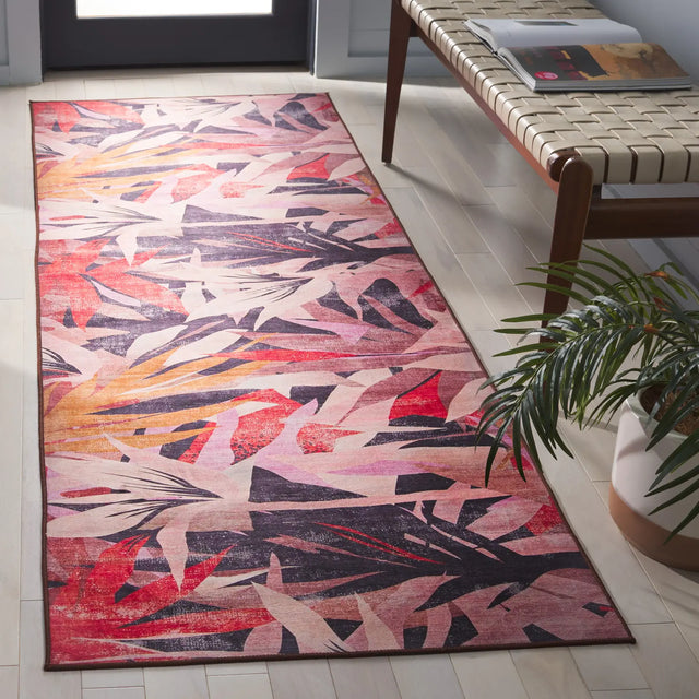 Safavieh Tacoma 2'-6" x 8'-0" Rug in Pink / Rust