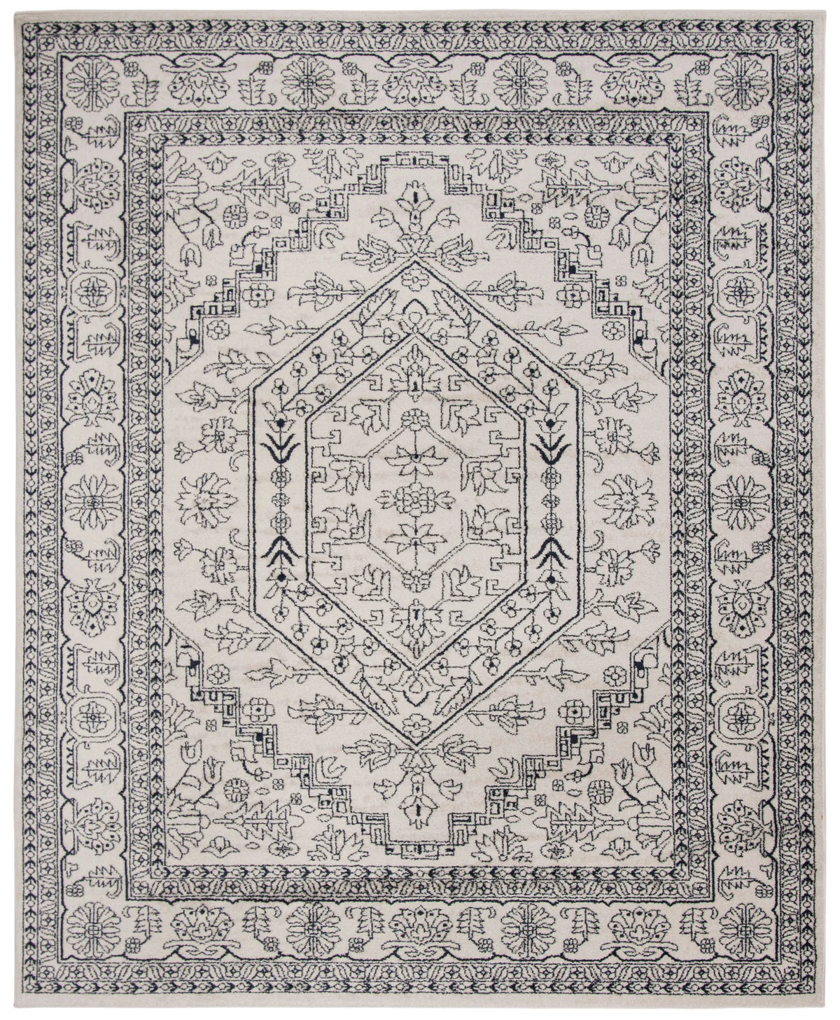 Safavieh Adirondack 10'-0" x 14'-0" Rug in Ivory / Navy