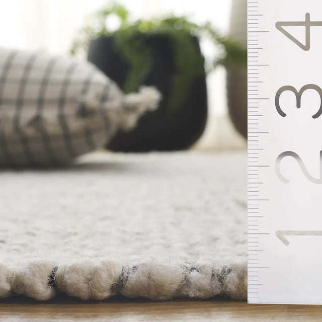 Safavieh Manhattan 4'-0" x 6'-0" Rug in Ivory / Black