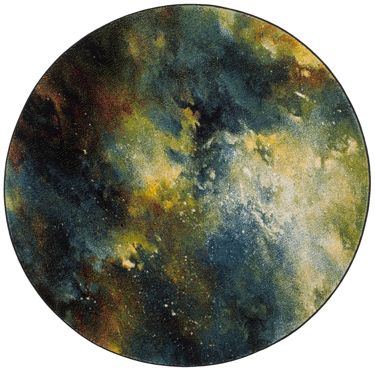 Safavieh Galaxy 5'-3" x 5'-3" Rug in Blue / Multi
