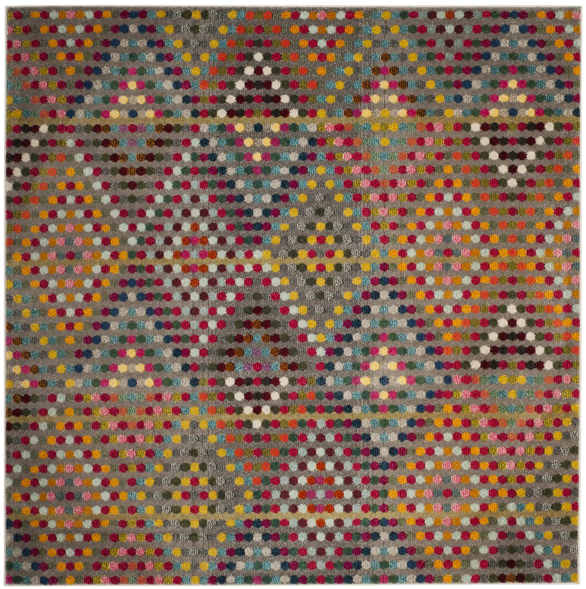 Safavieh Monaco 6'-7" x 6'-7" Rug in Multi / Beige