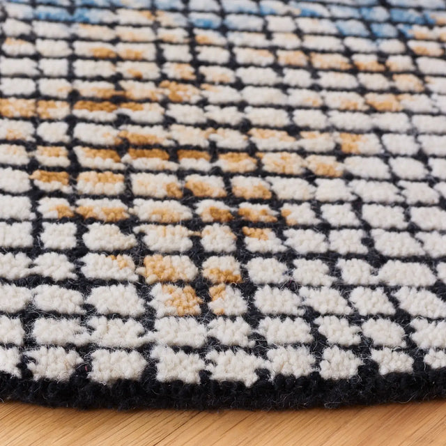 Safavieh Abstract 6'-0" x 6'-0" Rug in Ivory / Gold
