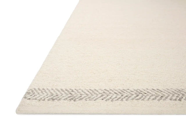 Loloi Reyla Rla-01 Ivory/Silver Rug - rug corner