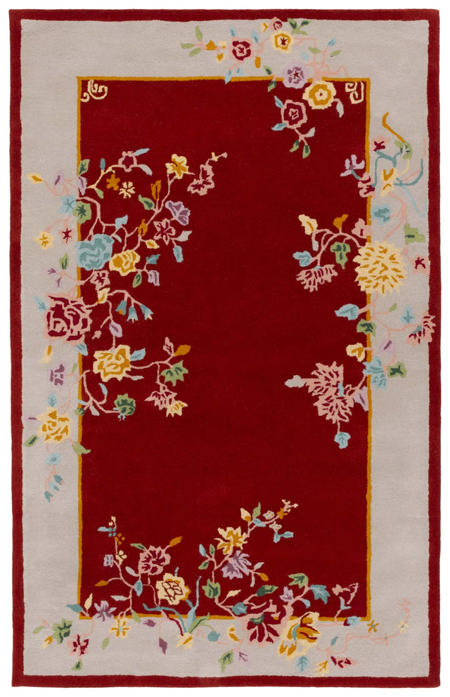 Safavieh Metro 4'-0" x 6'-0" Rug in Rust / Beige