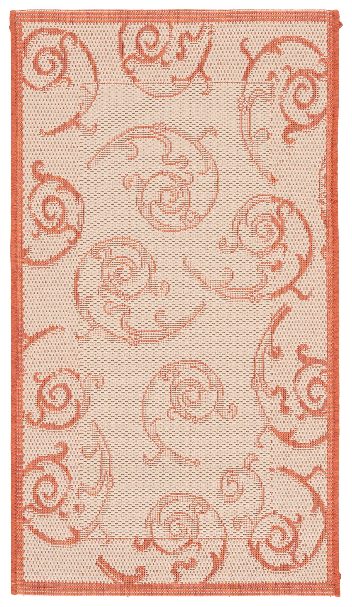 Safavieh Courtyard 2'-0" x 3'-7" Rug in Natural / Terra
