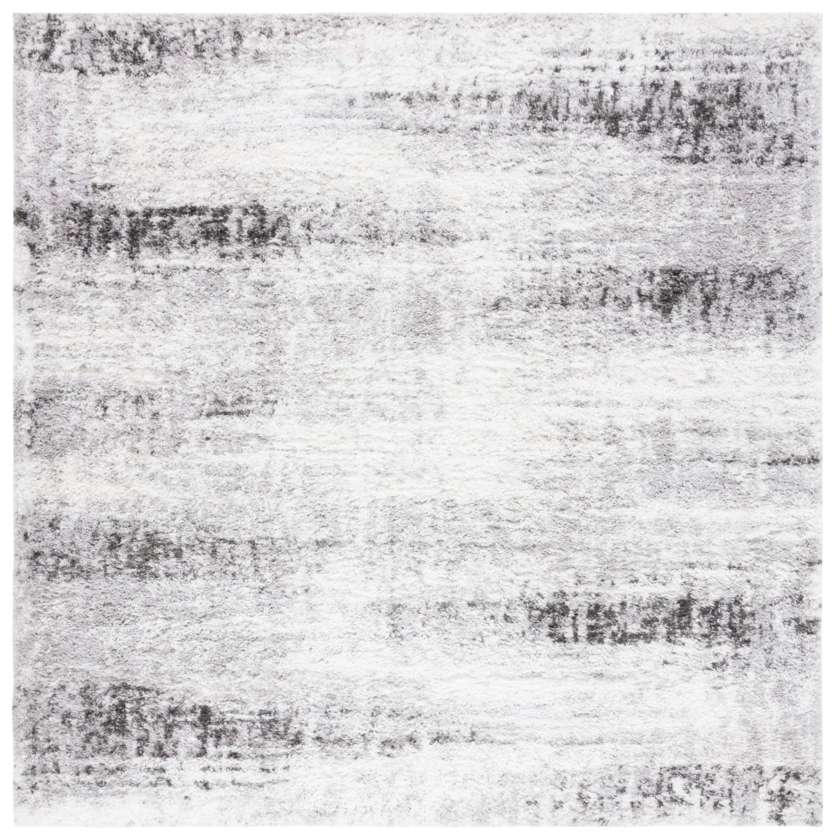 Safavieh Berber Shag 7'-0" x 7'-0" Rug in Grey / Dark Grey