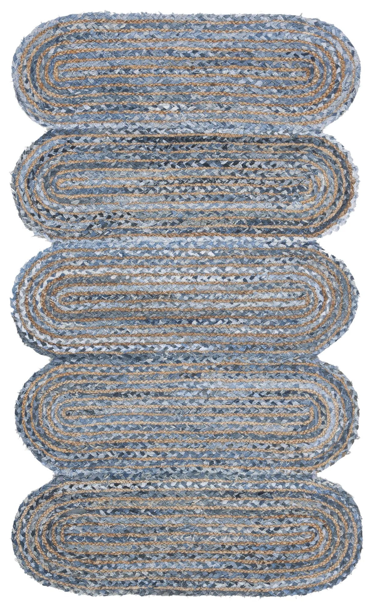 Safavieh Cape Cod 3'-0" x 5'-0" Rug in Blue / Natural
