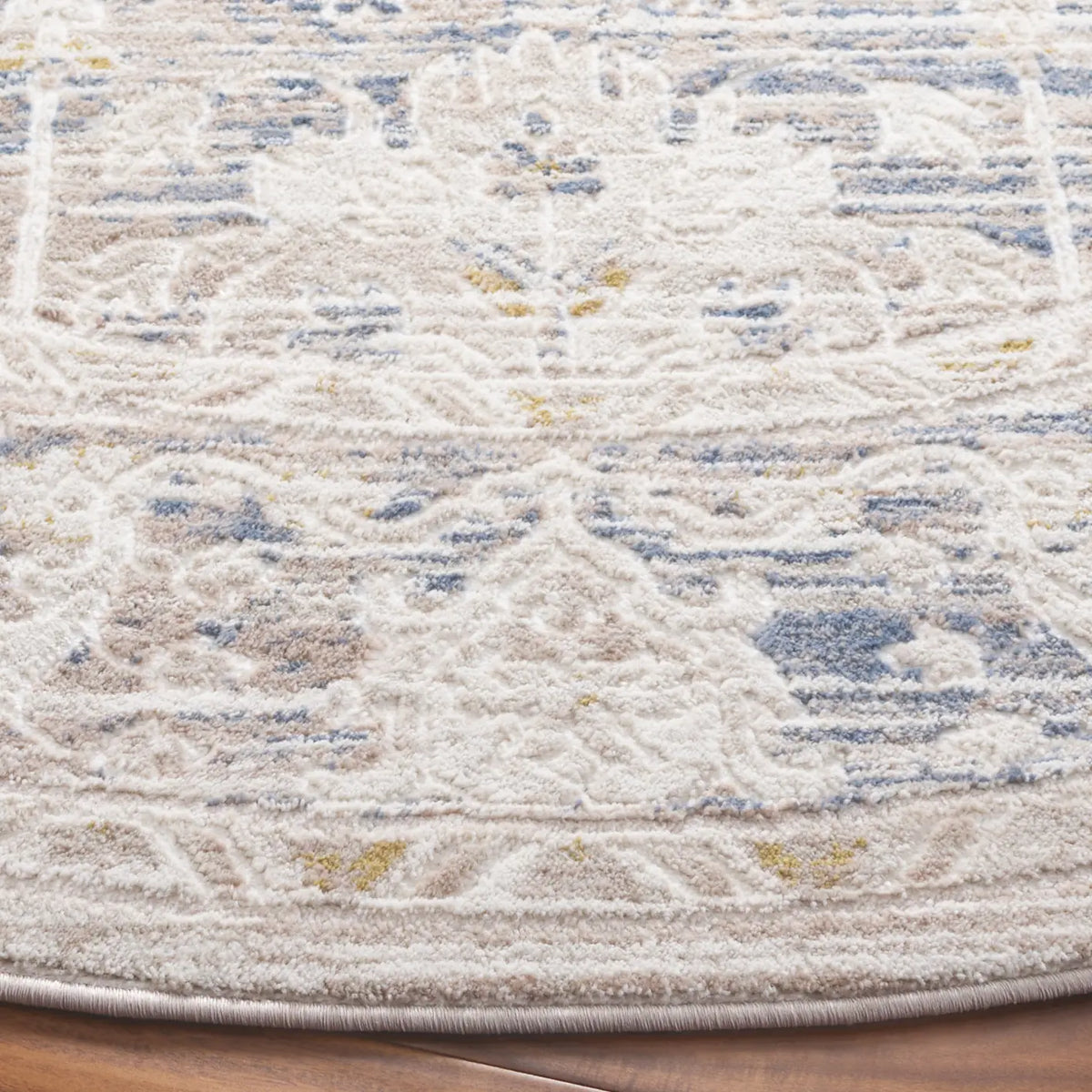 Safavieh Prestige 6'-7" x 6'-7" Rug in Beige / Blue