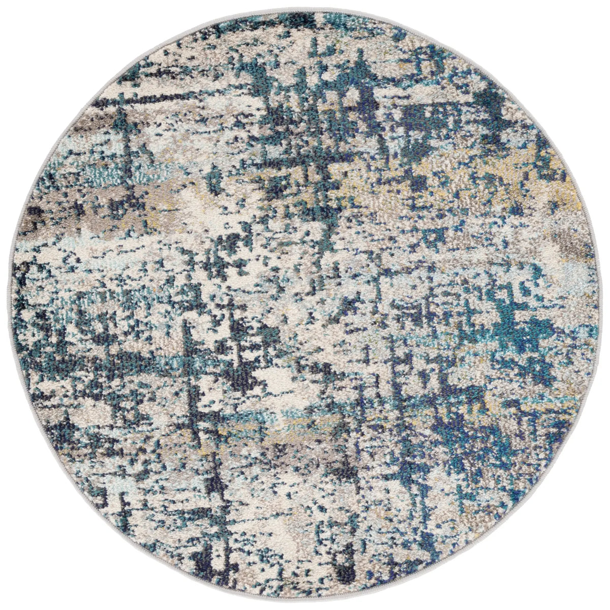 Safavieh Madison 3'-0" x 3'-0" Rug in Cream / Blue