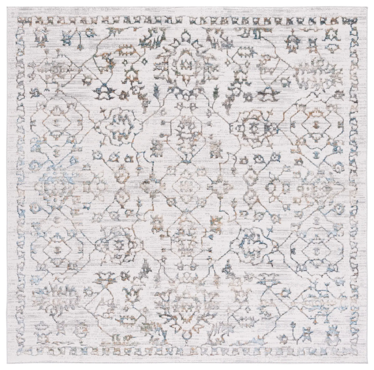 Safavieh Bel Air 6'-7" x 6'-7" Rug in Beige / Grey