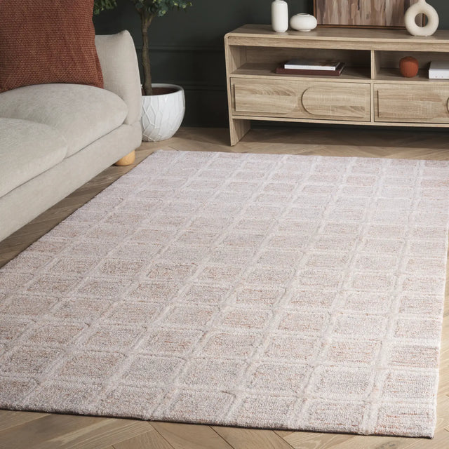 Safavieh Pine 4'-0" x 6'-0" Rug in Rust / Grey