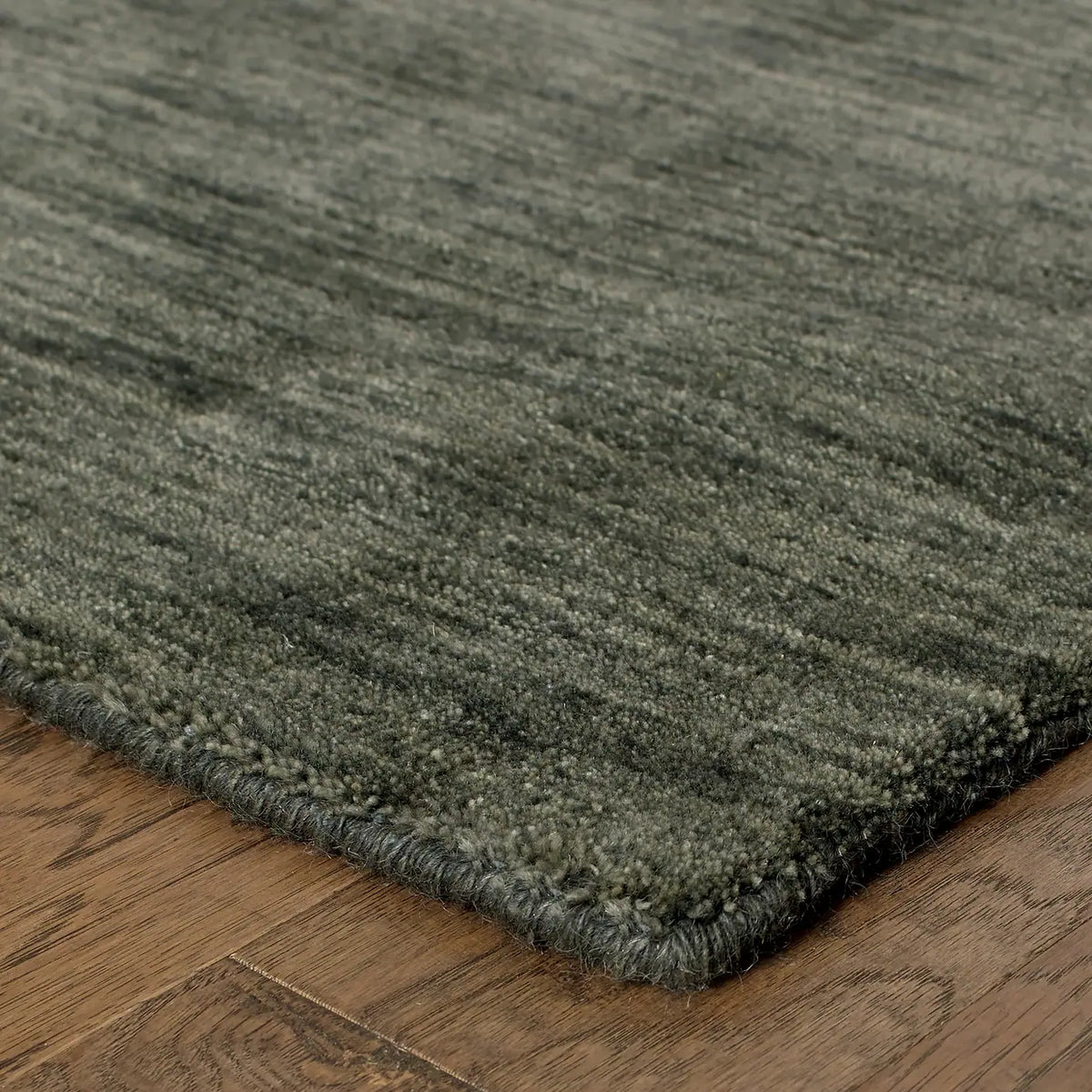 Oriental Weavers Sphinx Aniston 27102 Charcoal / Charcoal Rugs - corner detail