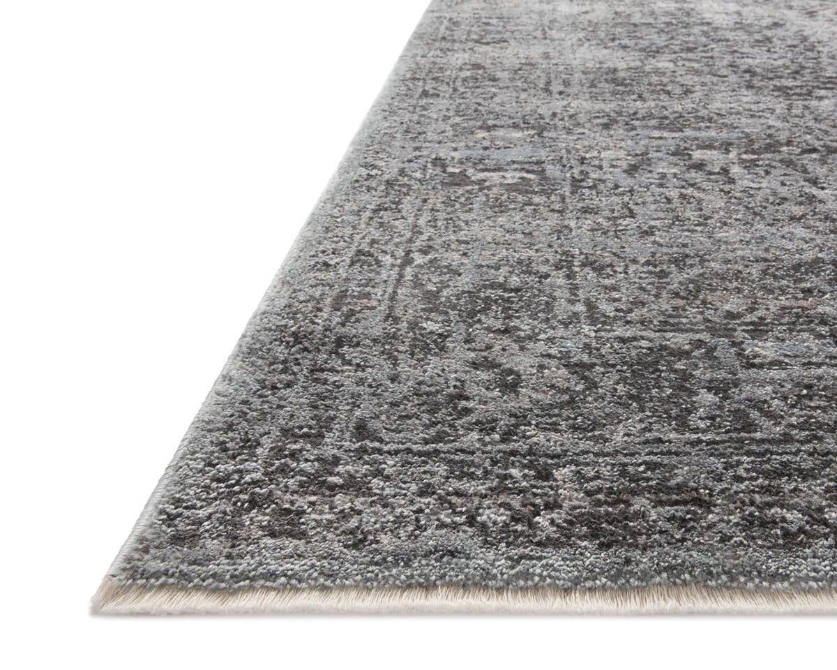 Loloi Sonnet Snn-07 Charcoal/Mist Rug - rug corner