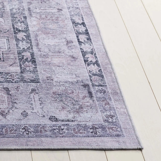 Safavieh Tucson 4'-0" x 6'-0" Rug in Grey / Light Fuchsia