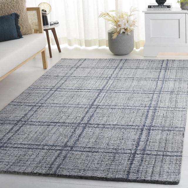 Safavieh Abstract 4'-0" x 6'-0" Rug in Dark Grey