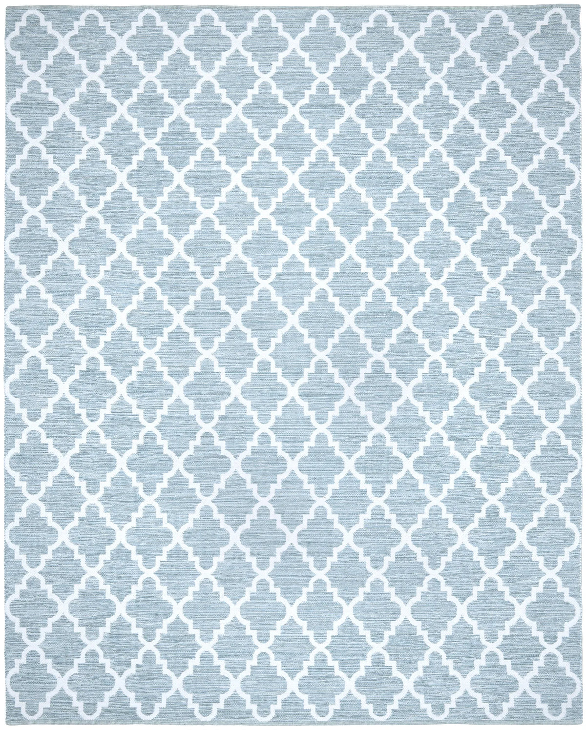Safavieh Montauk 10'-0" x 14'-0" Rug in Light Blue / Ivory