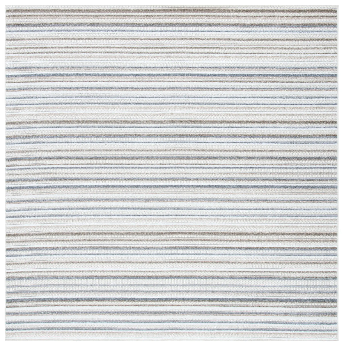 Safavieh Cabana 6'-7" x 6'-7" Rug in Ivory / Grey