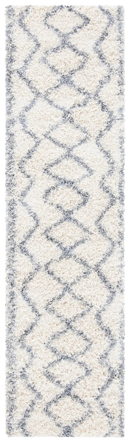 Safavieh Venus Shag 600 2'-2" x 8'-0" Rug in Ivory / Grey