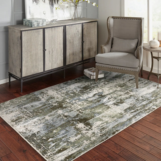 Oriental Weavers Sphinx Caravan 2060F Green/ Blue Rugs - room scene