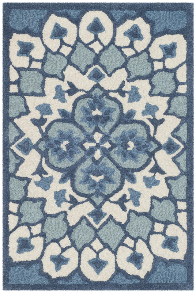 Safavieh Bellagio 2'-0" x 3'-0" Rug in Ivory / Blue