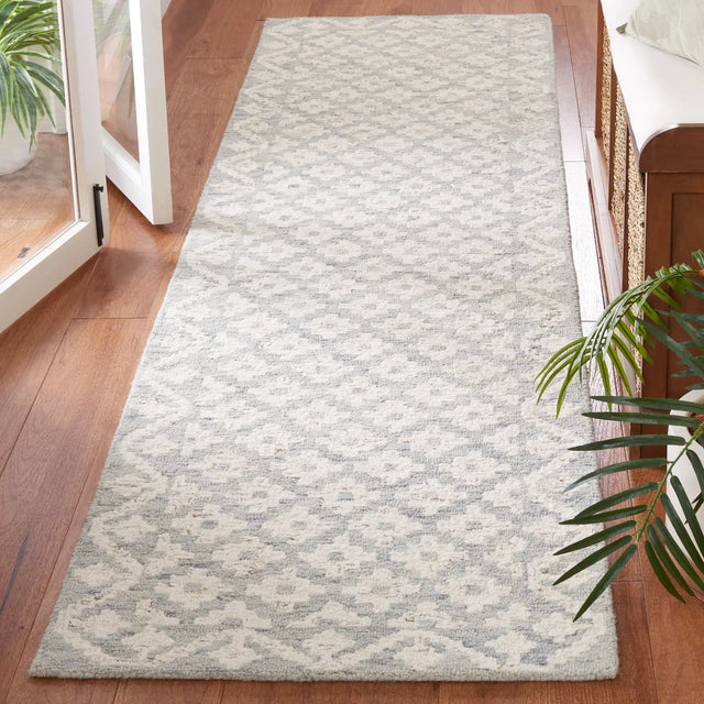 Safavieh Metro 2'-3" x 9'-0" Rug in Ivory / Light Blue