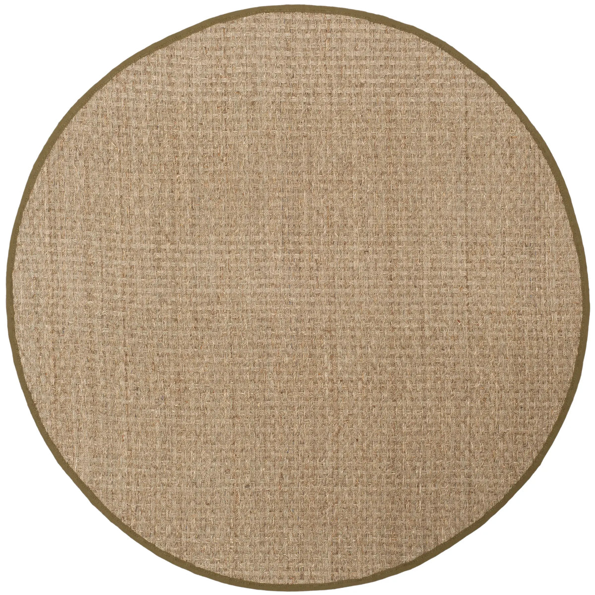 Safavieh Natural Fiber 6'-0" x 6'-0" Rug in Natural / Olive