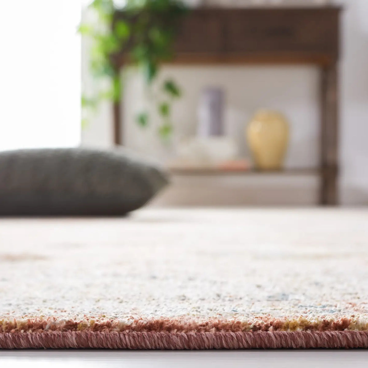 Safavieh Silverado 4'-0" x 6'-0" Rug in Rust / Blue