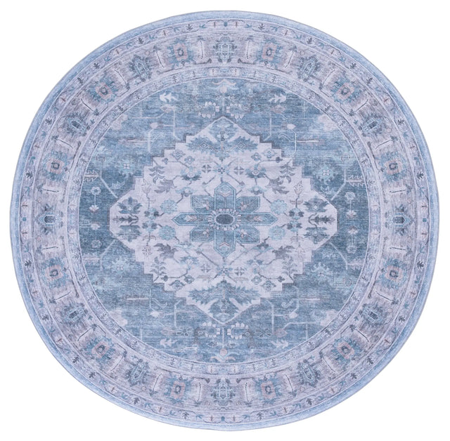 Safavieh Tucson 6'-0" x 6'-0" Rug in Blue / Grey