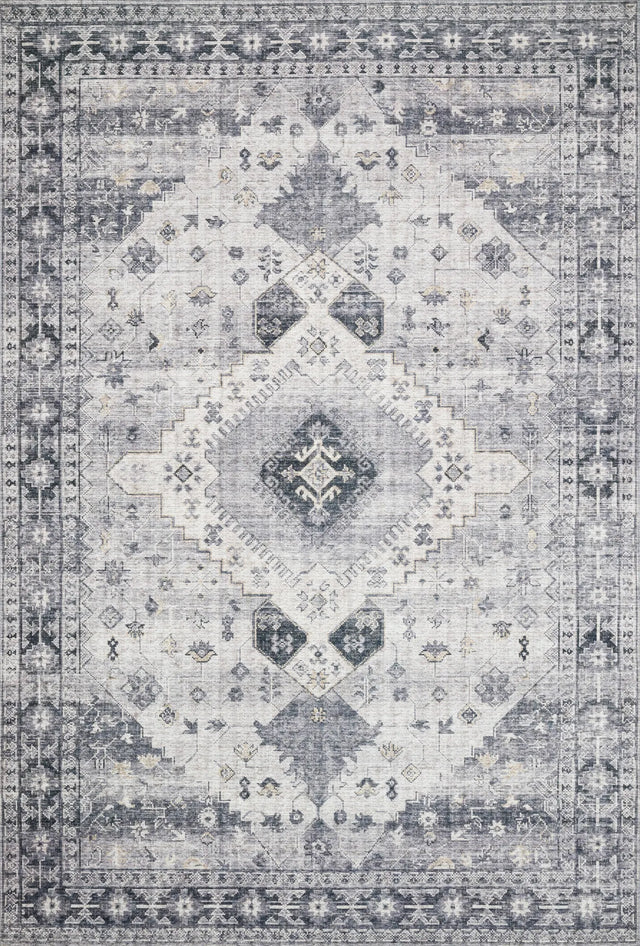 Loloi Skye Sky-02 Silver/Grey Rugs - main flat
