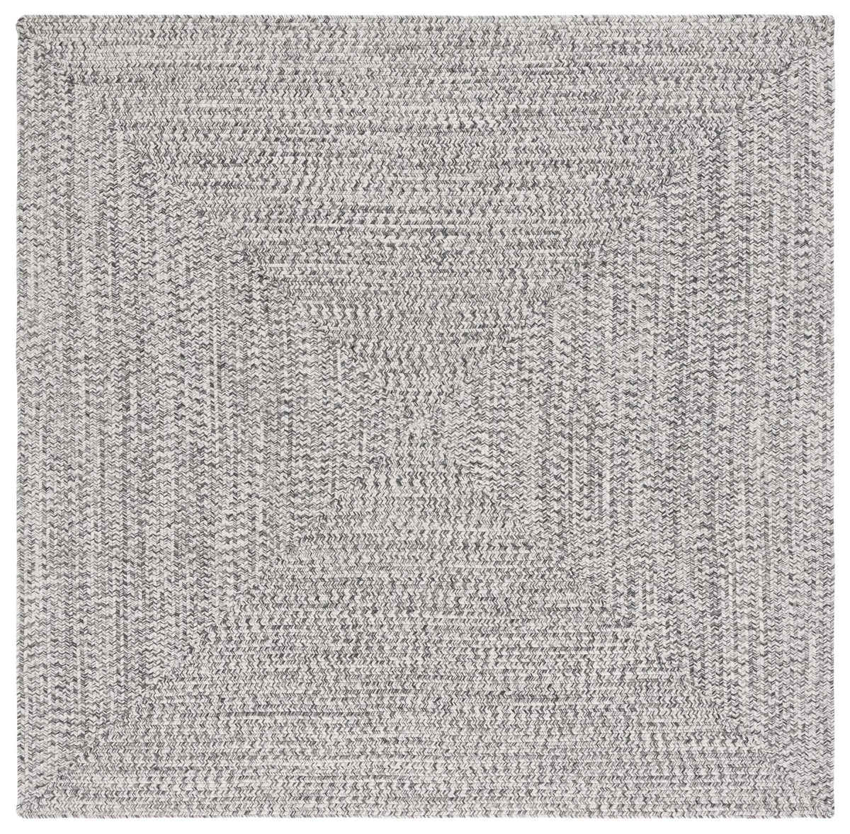 Safavieh Braided 5'-0" x 5'-0" Rug in Grey / Ivory