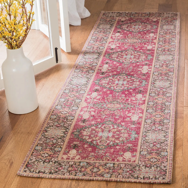 Safavieh Classic Vintage 2'-3" x 10'-0" Rug in Red / Multi