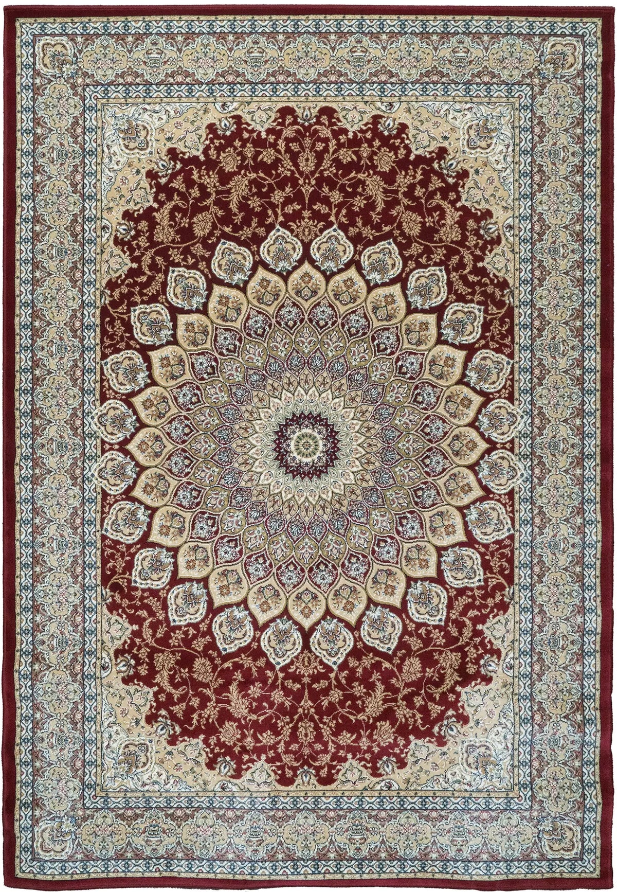 Dynamic Rugs Ancient Garden 57090 Red Rugs - Rectangular